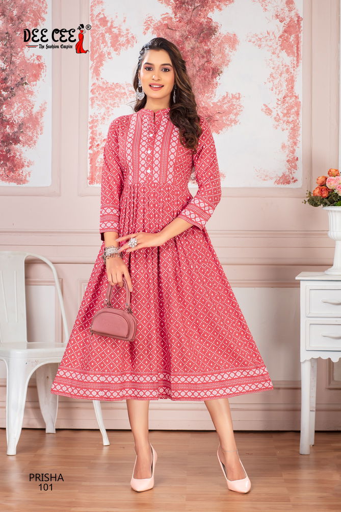 Prisha By Deecee Designer Flared Long Kurtis Suppliers In India